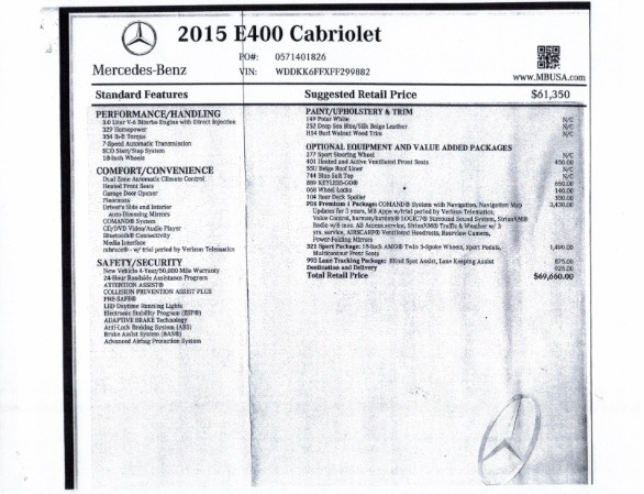 Used 2015 Mercedes-Benz E-Class E 400 | Pinellas Park, FL n20